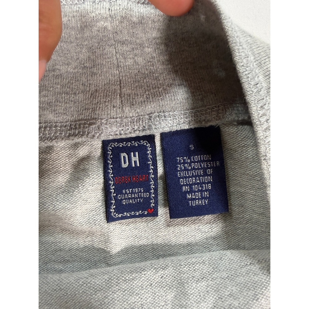 Vtg Y2K Central Tiger Graphic Mini Skirt Womens Small Gray Drawstring Sporty - Picture 2 of 6